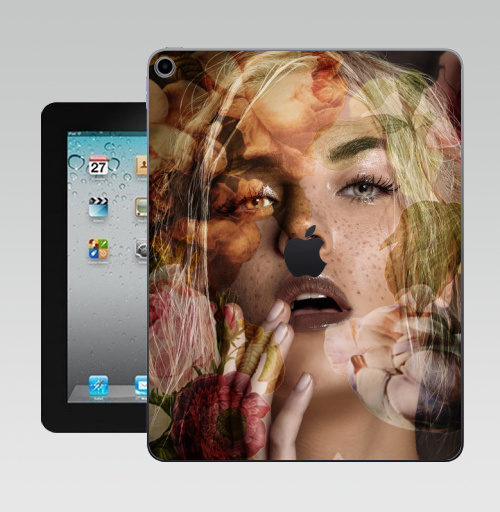 Наклейка на Планшет Apple iPad 10.2 Gen 8 Wi-Fi Осенняя девушка,  купить в Москве – интернет-магазин Allskins, осень, девушка, фотография
