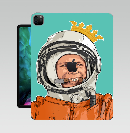 Наклейка на Планшет Apple iPad Pro 12.9 (2020) A2229 Гагарин,  купить в Москве – интернет-магазин Allskins, космос, космонавтика