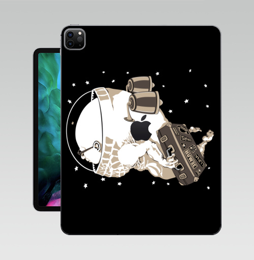 Наклейка на Планшет Apple iPad Pro 12.9 (2020) A2229 Космический туризм,  купить в Москве – интернет-магазин Allskins, космос, космонавтика, космонавтики, астронавт, галактика, звезда, чемодан, туризм