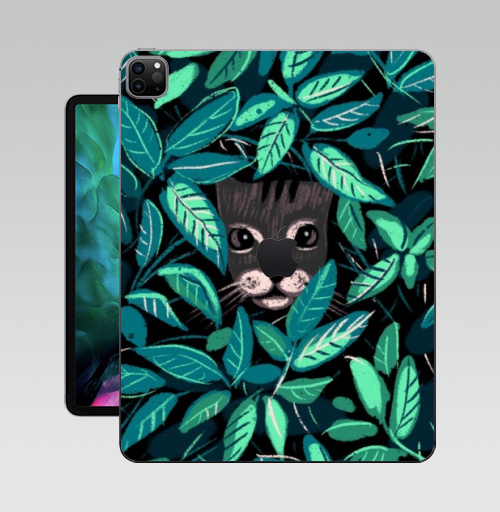 Наклейка на Планшет Apple iPad Pro 12.9 (2020) A2229 Живая изгородь,  купить в Москве – интернет-магазин Allskins, классика, природа, растение, котоенок
