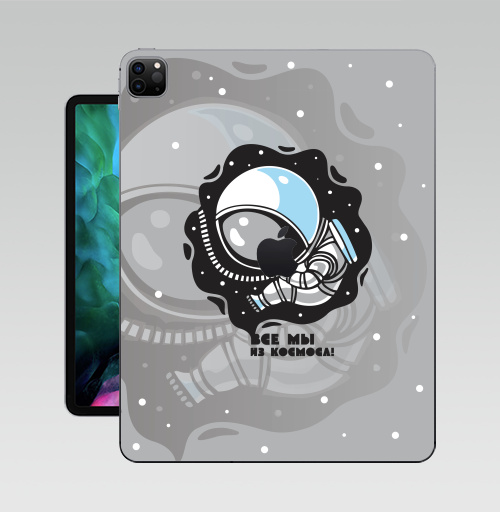 Наклейка на Планшет Apple iPad Pro 12.9 (2020) A2229 Космонавт,  купить в Москве – интернет-магазин Allskins, люди, космос, рождение, человек