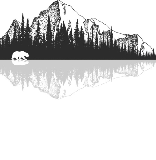 Наклейка на Планшет Apple iPad Air (2020) A2316 Один в Горах,  купить в Москве – интернет-магазин Allskins, горы, велосипед, горный, спорт, лес, путешествия, деревья, минимализм, минималистичный, холмы, геометрия, геометрический, графика, медевдь, животные, медведь, дикий, Дикие, треккинг