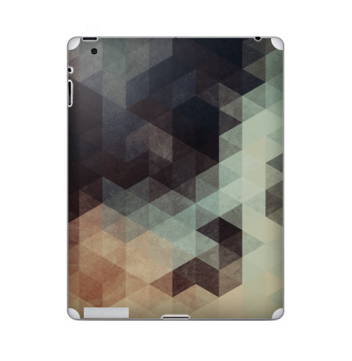 Наклейка на Планшет Apple iPad облако,  купить в Москве – интернет-магазин Allskins, градиент, гранж, абстракция, треугольники, геометрия