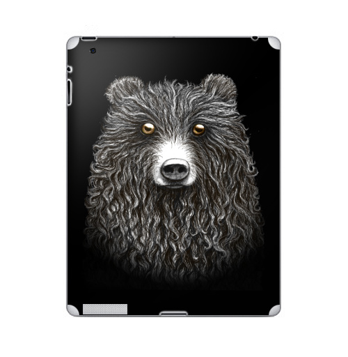Наклейка на Планшет Apple iPad Мишенька,  купить в Москве – интернет-магазин Allskins, крутые животные, медведь, животные, графика, милые животные