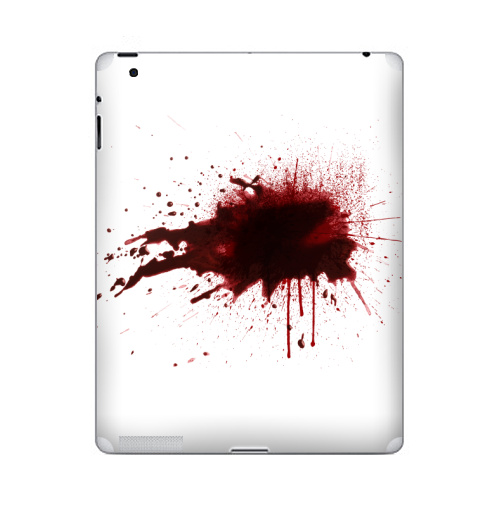 Наклейка на Планшет Apple iPad Я  в  порядке,  купить в Москве – интернет-магазин Allskins, порядок, кровь, выстрелы, брызги, красный, надписи