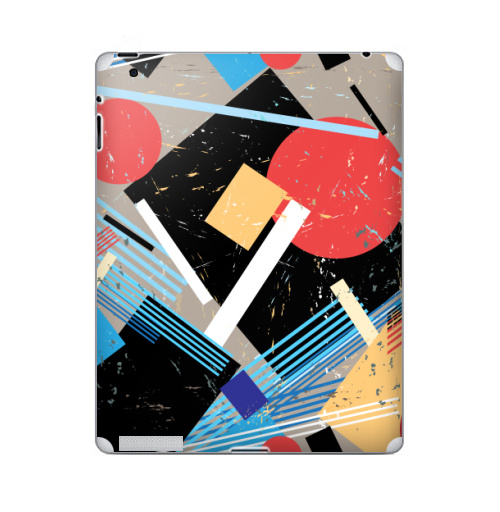 Наклейка на Планшет Apple iPad Авангард,  купить в Москве – интернет-магазин Allskins, графика, абстракция, мода, авангард, геометрия, паттерн, ткань