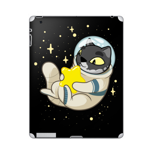 Наклейка на Планшет Apple iPad Ты моя звезда,  купить в Москве – интернет-магазин Allskins, звезда, кошка, космос, космокот, астронавт, персонажи, иллюстраторы