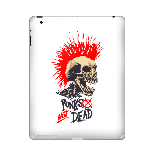 Наклейка на Планшет Apple iPad Punk not dead,  купить в Москве – интернет-магазин Allskins, панк, punknotdead, rock, череп
