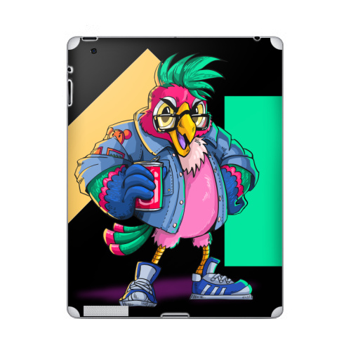 Наклейка на Планшет Apple iPad Попугай Кешью,  купить в Москве – интернет-магазин Allskins, милые животные, персонажи, птицы, кеды, хулиган, мультфильмы