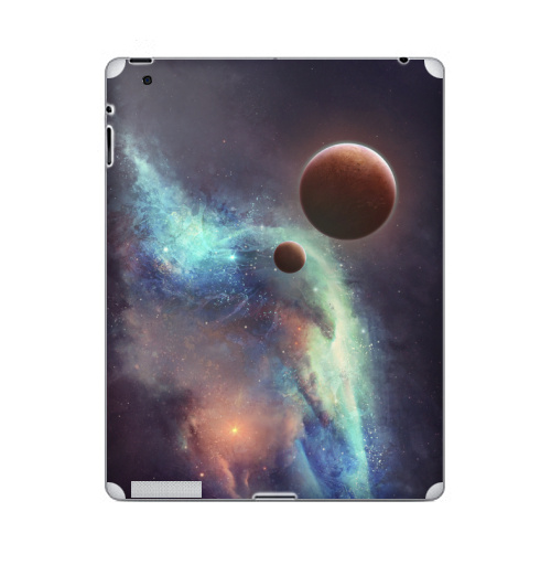 Наклейка на Планшет Apple iPad Красные планеты,  купить в Москве – интернет-магазин Allskins, космос, земля, туманность, звезда, небо, галактика, фантастика, паттерн, искусство, концепт
