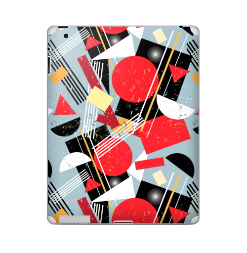 Наклейка на Планшет Apple iPad Искусство авангарда,  купить в Москве – интернет-магазин Allskins, стритарт, авангард, абстракция, геометрия, паттерн, супер, яркий, круг, кругузор