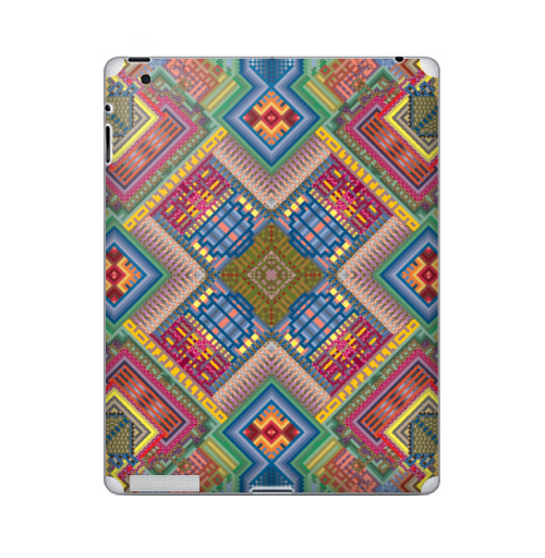 Наклейка на Планшет Apple iPad Жестикуляции,  купить в Москве – интернет-магазин Allskins, абстракция, текстура, текстиль, геометрический, яркий, стильно