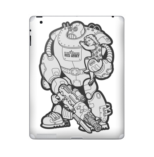 Наклейка на Планшет Apple iPad На страже границ!,  купить в Москве – интернет-магазин Allskins, мужик, военные, робот, пикник, 300 Лучших работ