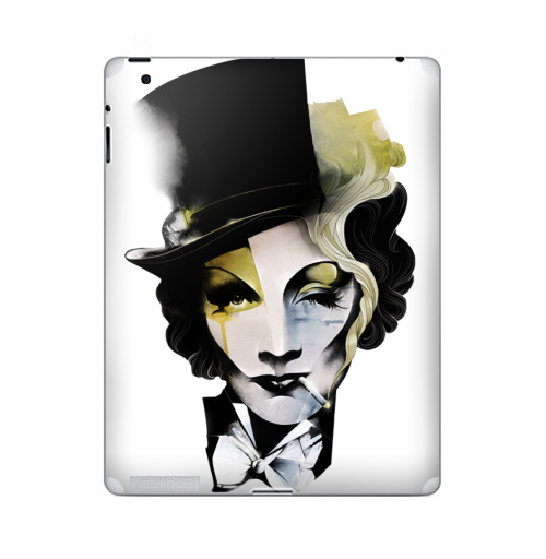Наклейка на Планшет Apple iPad Dietrich,  купить в Москве – интернет-магазин Allskins, лицо, девушка, кино, 300 Лучших работ