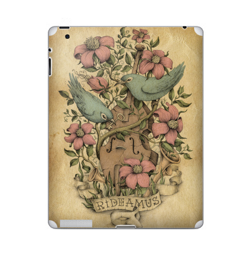 Наклейка на Планшет Apple iPad Rideamus,  купить в Москве – интернет-магазин Allskins, милые животные, 300 Лучших работ, цветы, птицы, текстура, контрабас, женские