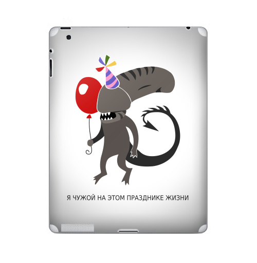 Наклейка на Планшет Apple iPad Чужой на празднике жизни,  купить в Москве – интернет-магазин Allskins, монстры, персонажи, чужой