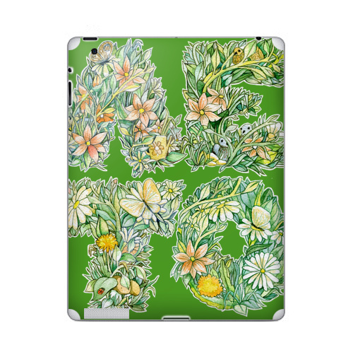 Наклейка на Планшет Apple iPad ЛЕТО,  купить в Москве – интернет-магазин Allskins, летнее, каникулы, радость, лето, лес, настроение, цветы, надписи