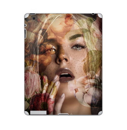 Наклейка на Планшет Apple iPad Осенняя девушка,  купить в Москве – интернет-магазин Allskins, осень, девушка, фотография