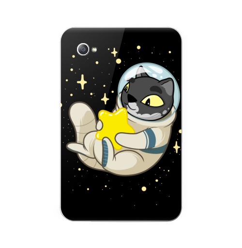 Наклейка на Планшет Samsung Galaxy Tab 7 (P1000) Ты моя звезда,  купить в Москве – интернет-магазин Allskins, звезда, кошка, космос, космокот, астронавт, персонажи, иллюстраторы