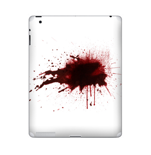 Наклейка на Планшет Apple iPad 2 / iPad 3 Я  в  порядке,  купить в Москве – интернет-магазин Allskins, порядок, кровь, выстрелы, брызги, красный, надписи