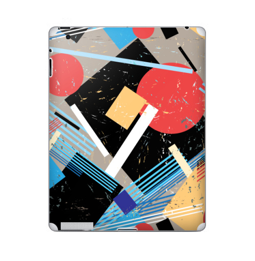 Наклейка на Планшет Apple iPad 2 / iPad 3 Авангард,  купить в Москве – интернет-магазин Allskins, графика, абстракция, мода, авангард, геометрия, паттерн, ткань