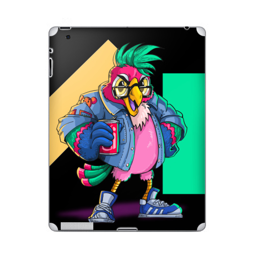 Наклейка на Планшет Apple iPad 2 / iPad 3 Попугай Кешью,  купить в Москве – интернет-магазин Allskins, милые животные, персонажи, птицы, кеды, хулиган, мультфильмы