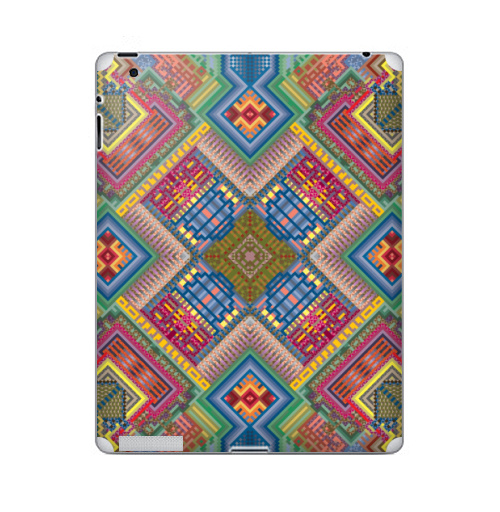 Наклейка на Планшет Apple iPad 2 / iPad 3 Жестикуляции,  купить в Москве – интернет-магазин Allskins, абстракция, текстура, текстиль, геометрический, яркий, стильно
