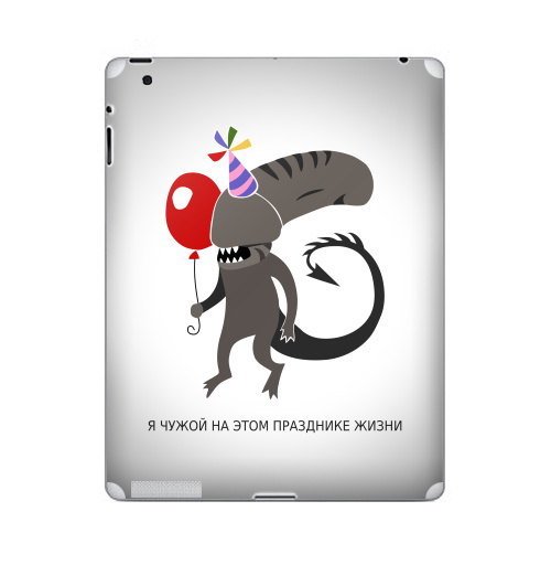 Наклейка на Планшет Apple iPad 2 / iPad 3 Чужой на празднике жизни,  купить в Москве – интернет-магазин Allskins, монстры, персонажи, чужой