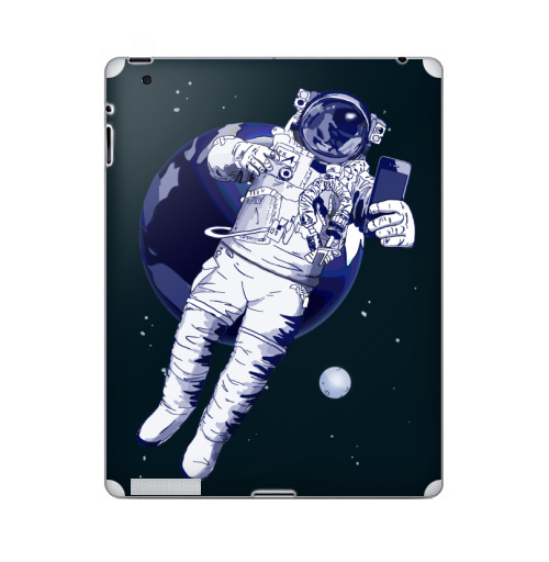 Наклейка на Планшет Apple iPad 2 / iPad 3 Космическое селфи,  купить в Москве – интернет-магазин Allskins, космос, селфи