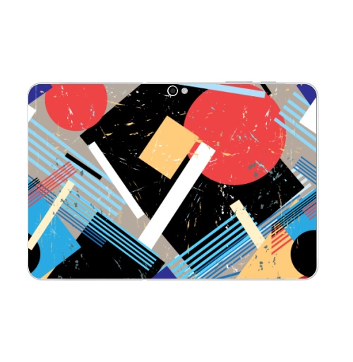 Наклейка на Планшет Samsung Galaxy Tab 10.1 (P7500) Авангард,  купить в Москве – интернет-магазин Allskins, графика, абстракция, мода, авангард, геометрия, паттерн, ткань