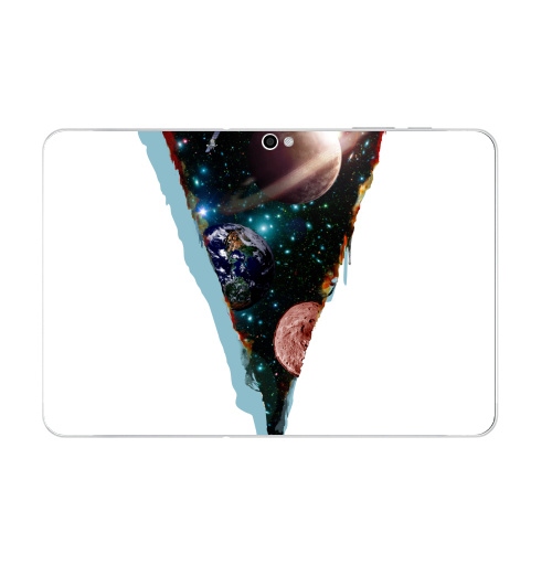 Наклейка на Планшет Samsung Galaxy Tab 10.1 (P7500) Ты часть вселенной,  купить в Москве – интернет-магазин Allskins, сыр, сатурн, метафора, земля, еда, галактика, вселенная, космос