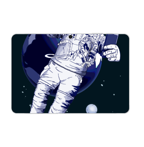Наклейка на Планшет Samsung Galaxy Tab 10.1 (P7500) Космическое селфи,  купить в Москве – интернет-магазин Allskins, космос, селфи