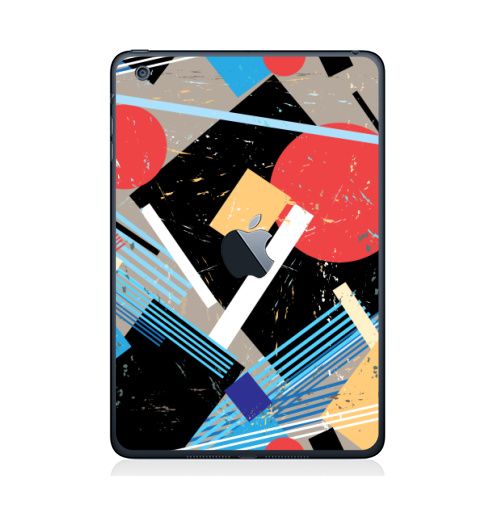 Наклейка на Планшет Apple iPad Mini c яблоком Авангард,  купить в Москве – интернет-магазин Allskins, графика, абстракция, мода, авангард, геометрия, паттерн, ткань