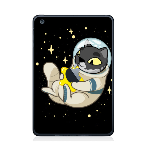 Наклейка на Планшет Apple iPad Mini c яблоком Ты моя звезда,  купить в Москве – интернет-магазин Allskins, звезда, кошка, космос, космокот, астронавт, персонажи, иллюстраторы