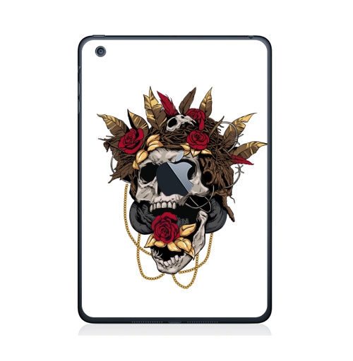 Наклейка на Планшет Apple iPad Mini c яблоком Гнездо кукушки,  купить в Москве – интернет-магазин Allskins, череп