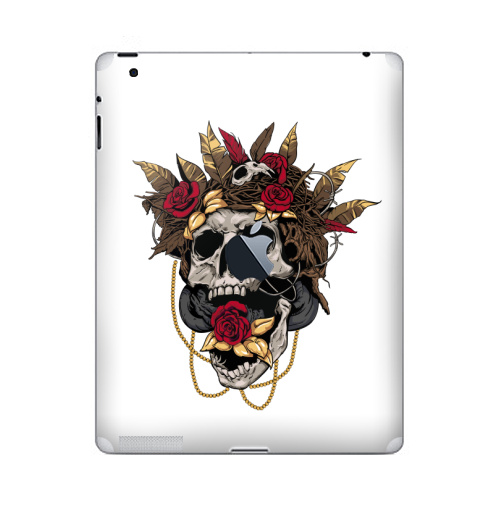Наклейка на Планшет Apple iPad 2 / iPad 3 The new c яблоком Гнездо кукушки,  купить в Москве – интернет-магазин Allskins, череп