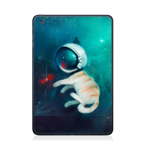 Наклейка на Планшет Apple iPad Mini 4 Космокотик,  купить в Москве – интернет-магазин Allskins, космокот, звезда, кошка, космос