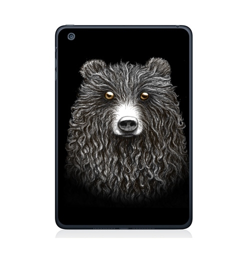 Наклейка на Планшет Apple iPad Mini 4 Мишенька,  купить в Москве – интернет-магазин Allskins, крутые животные, медведь, животные, графика, милые животные
