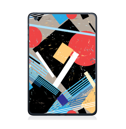 Наклейка на Планшет Apple iPad Mini 4 Авангард,  купить в Москве – интернет-магазин Allskins, графика, абстракция, мода, авангард, геометрия, паттерн, ткань