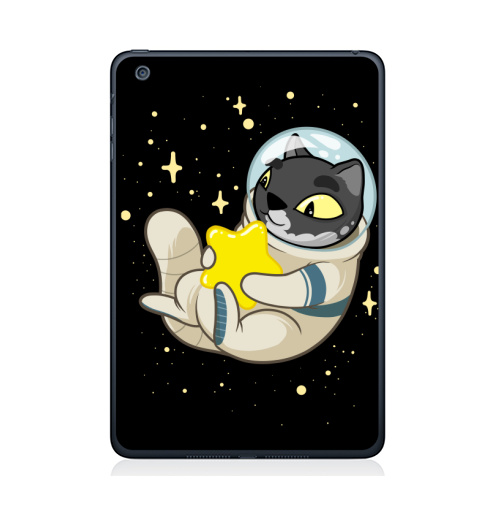 Наклейка на Планшет Apple iPad Mini 4 Ты моя звезда,  купить в Москве – интернет-магазин Allskins, звезда, кошка, космос, космокот, астронавт, персонажи, иллюстраторы