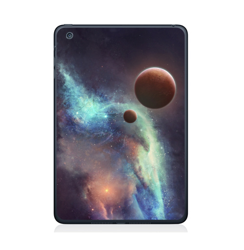 Наклейка на Планшет Apple iPad Mini 4 Красные планеты,  купить в Москве – интернет-магазин Allskins, космос, земля, туманность, звезда, небо, галактика, фантастика, паттерн, искусство, концепт
