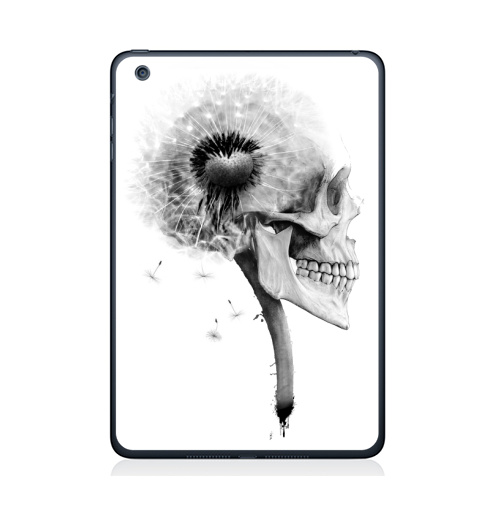 Наклейка на Планшет Apple iPad Mini 4 ОДУВАНЧ,  купить в Москве – интернет-магазин Allskins, розыгрыш, прикол, череп, скелет, цветы, идея, металл, rock