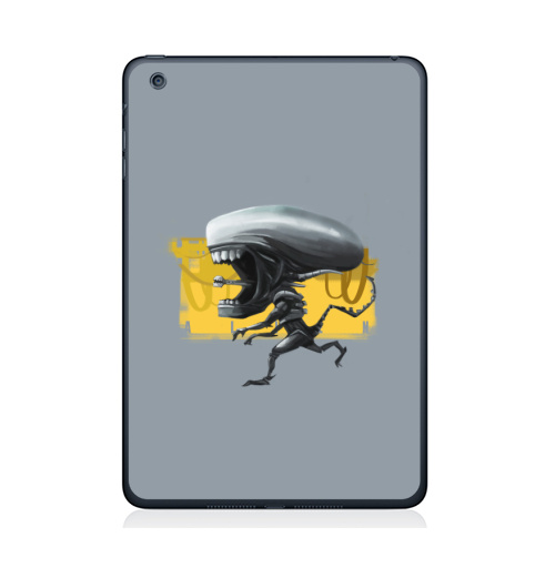 Наклейка на Планшет Apple iPad Mini 4 Ксеноморф,  купить в Москве – интернет-магазин Allskins, кино, чужой, чибик, фанарт, фантастика