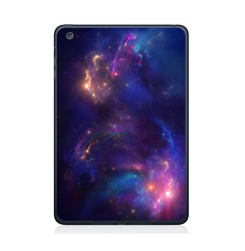 Наклейка на Планшет Apple iPad Mini 4 Звездная туманность,  купить в Москве – интернет-магазин Allskins, звезда, космос, небо, фагтастика, графика, туманность, светлый, яркий, красочно, огни, путешествия, ночь, стильно, Даль