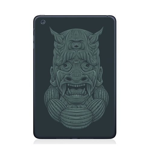 Наклейка на Планшет Apple iPad Mini 4 СТРАДАЛЕЦ,  купить в Москве – интернет-магазин Allskins, мистика, персонажи, маска, демоны, Япония, японская, Мифы, сказки, лицо, монстры, статуя, классика