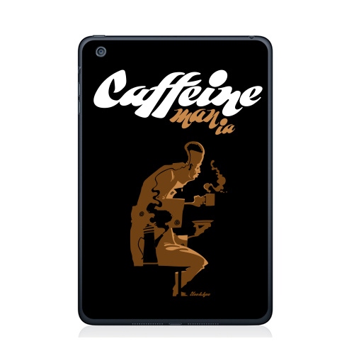 Наклейка на Планшет Apple iPad Mini 4 Caffeine,  купить в Москве – интернет-магазин Allskins, графика, лицо, маньяк, чай и кофе