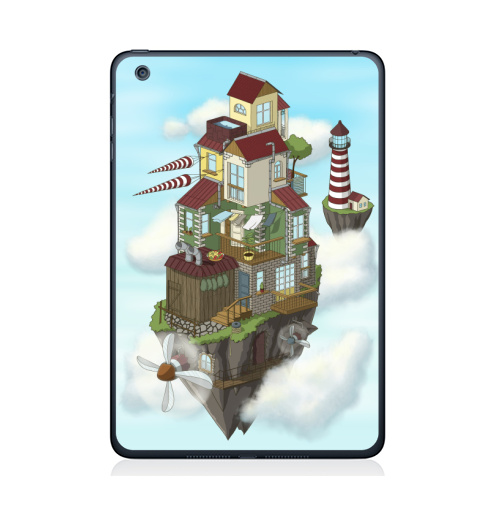 Наклейка на iPad Mini 4 Flying house - купить в интернет-магазине Мэриджейн в Москве и СПБ