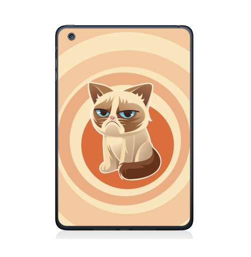 Наклейка на Планшет Apple iPad Mini 4 Сурове, грустне, котячне,  купить в Москве – интернет-магазин Allskins, милые животные, 300 Лучших работ, любовь, кошка, персонажи, женские