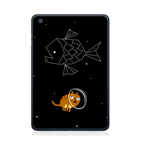 Наклейка на Планшет Apple iPad Mini 4 Звездный кот,  купить в Москве – интернет-магазин Allskins, дайвинг, звёзды и войны, зодиак, полёт, кошка, космос, рыба, космокот