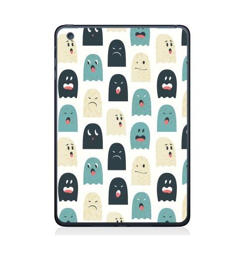 Наклейка на Планшет Apple iPad Mini 4 Lovely monsters,  купить в Москве – интернет-магазин Allskins, монстры, графика, персонажи, хэллоуин, привидение